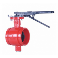 廠家直銷邁克德標(biāo)D81X4手柄溝槽蝶閥